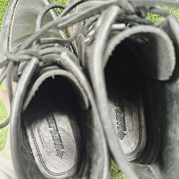 Eastland Franconia 1955 Black Leather Ankle Lace Up Boots Mens Size 12 D - Picture 9 of 10